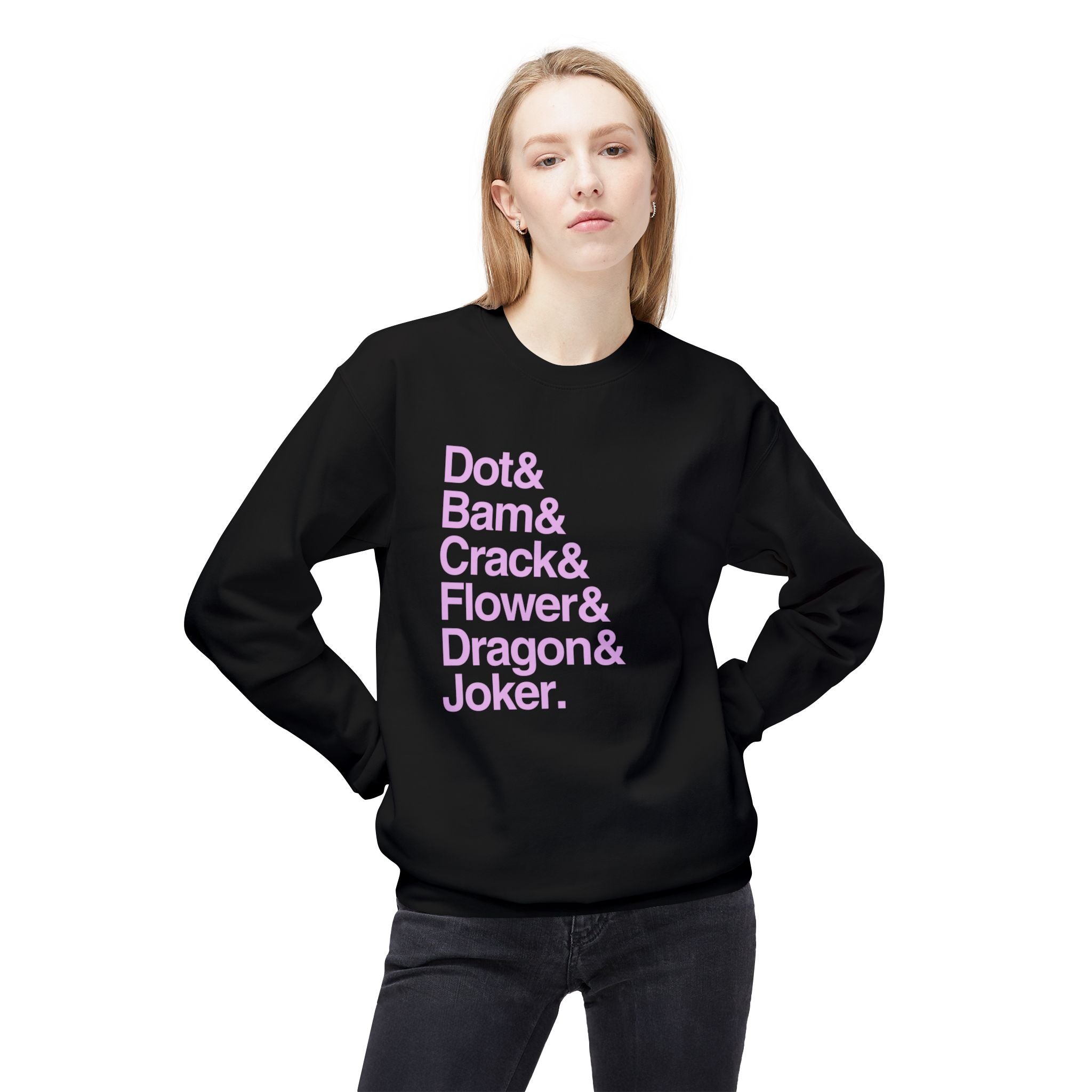 Dot & Bam & Crack - Womens Sweatshirt