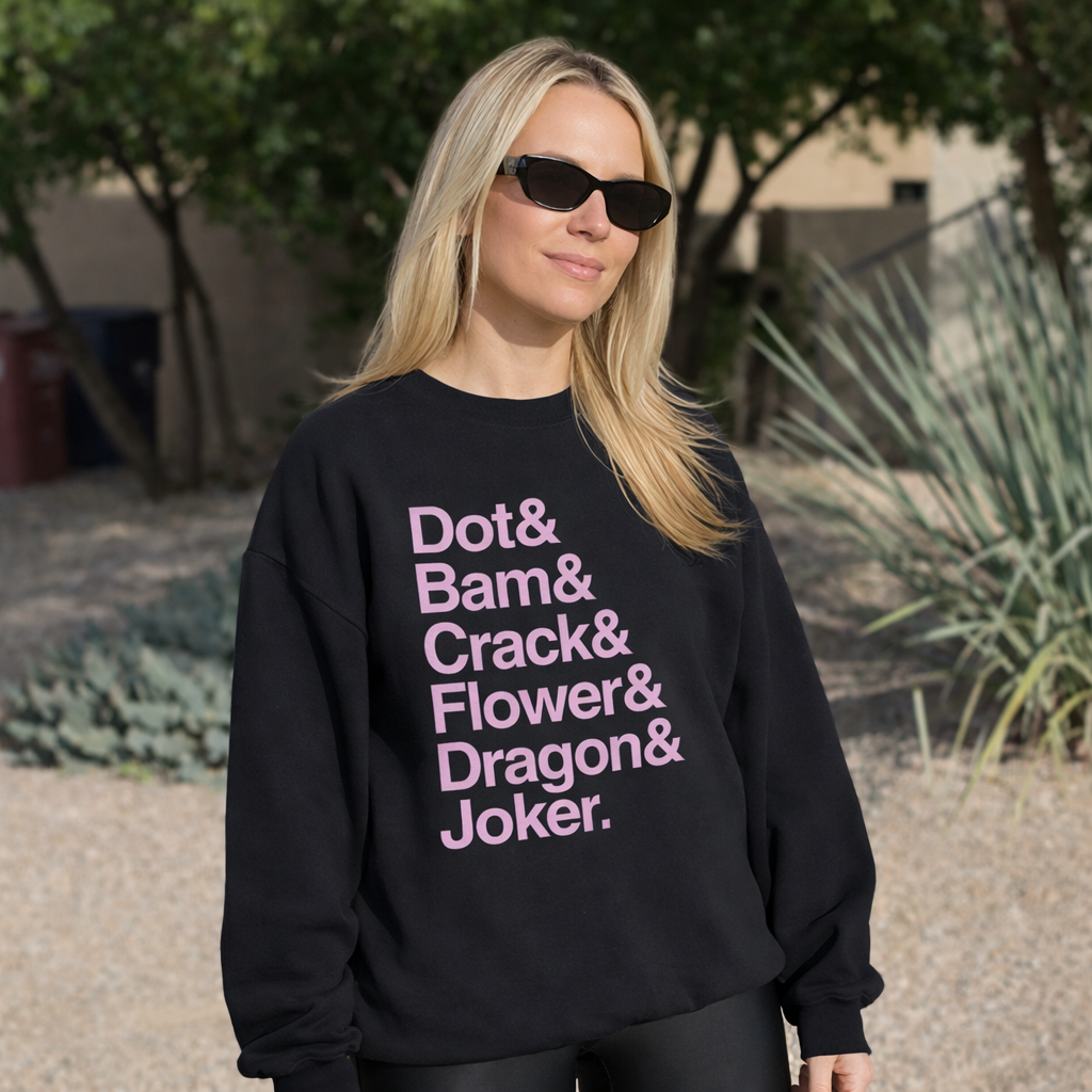 Dot & Bam & Crack - Womens Sweatshirt